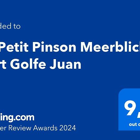 Le Petit Pinson Meerblick Port 골페주앙 외부 사진
